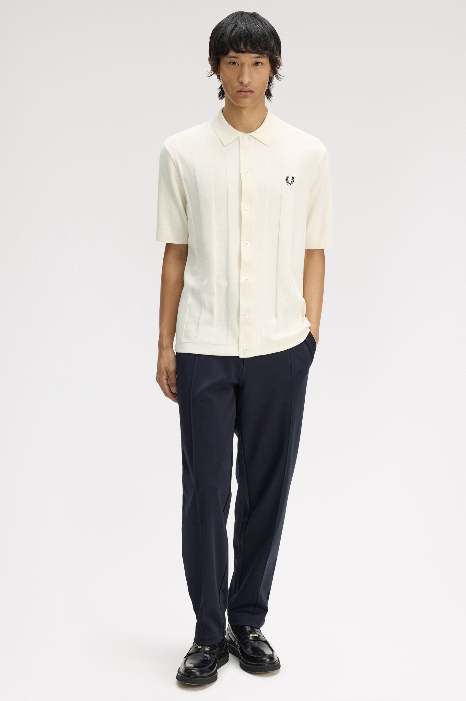 Polo A Righe Verticali Tono Su Tono K232458 560 FRED PERRY 