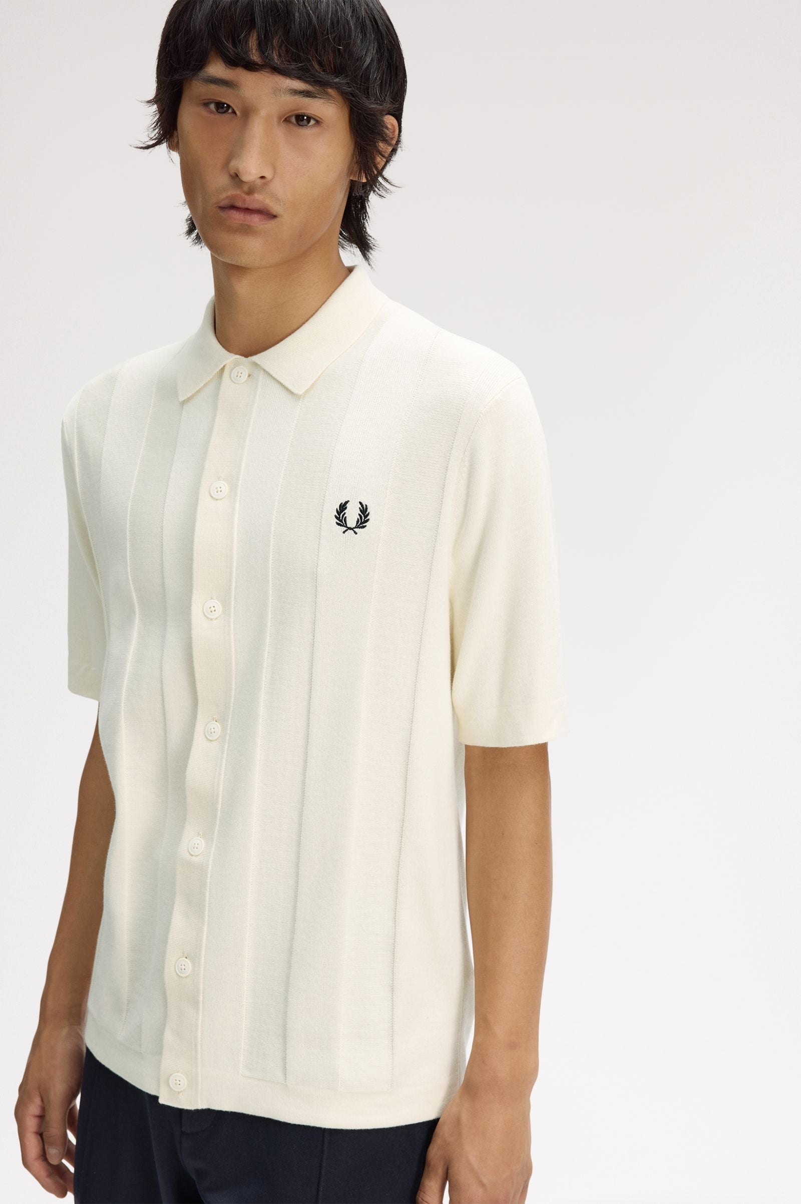 Polo A Righe Verticali Tono Su Tono K232458 560 FRED PERRY 