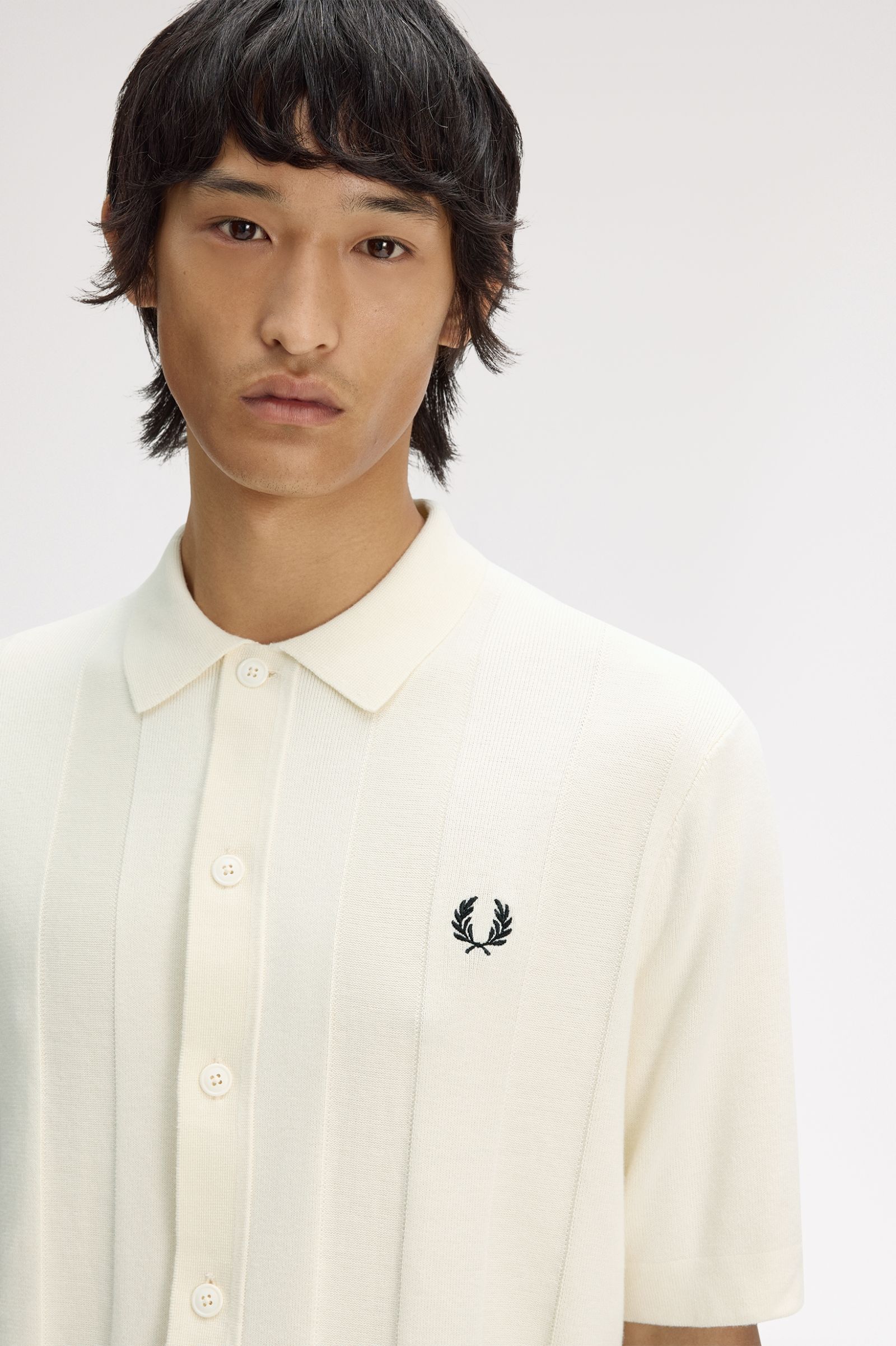 Polo A Righe Verticali Tono Su Tono K232458 560 FRED PERRY 