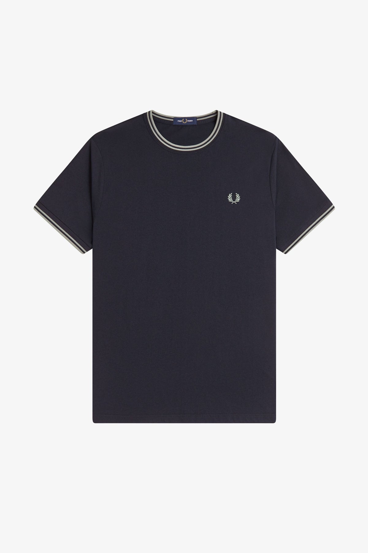 T-shirt con doppia riga M1588V57 T73 FRED PERRY 