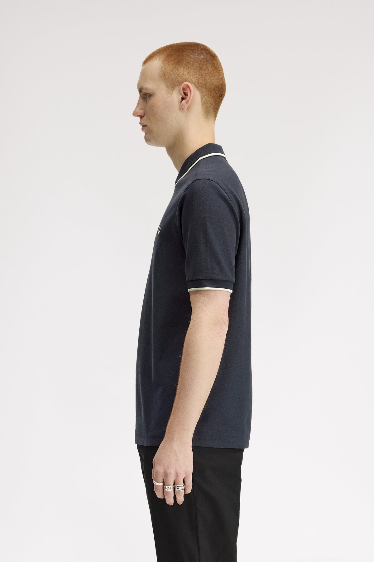 Polo in piqué crêpe M238357 608 FRED PERRY 