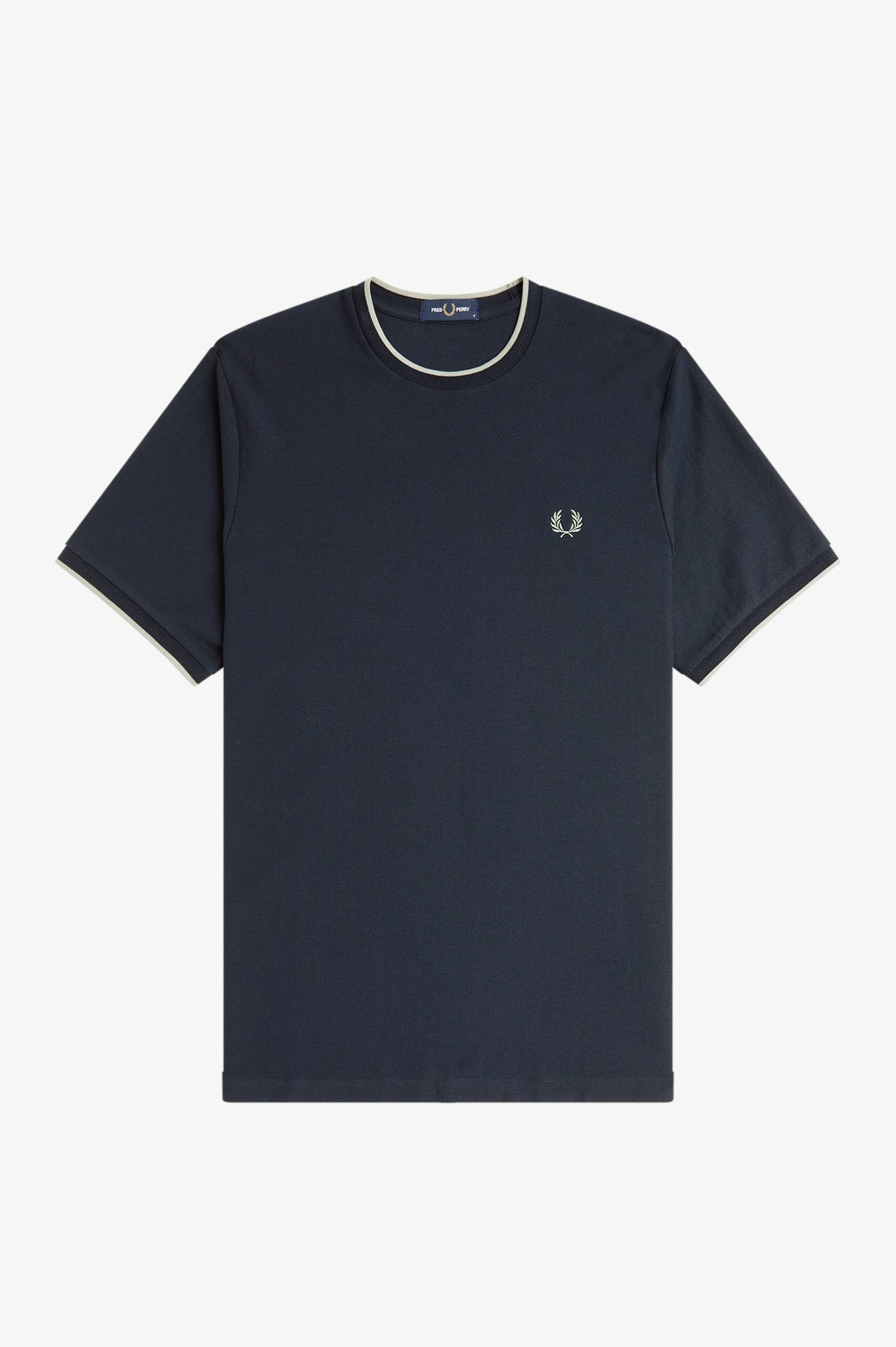 T-shirt con doppia riga M239757 608 FRED PERRY 