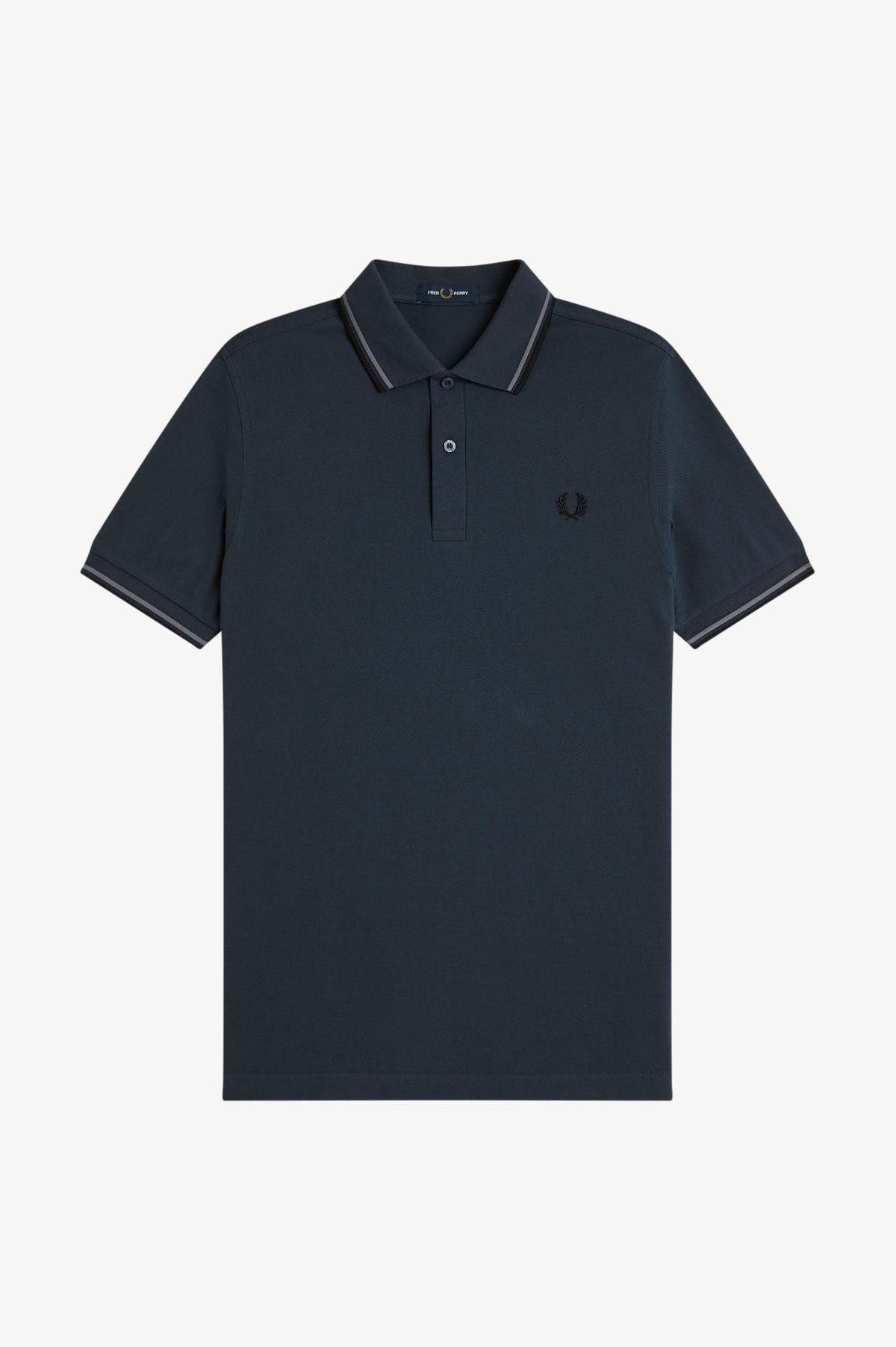 Polo con doppia riga M3600P57 01B FRED PERRY 
