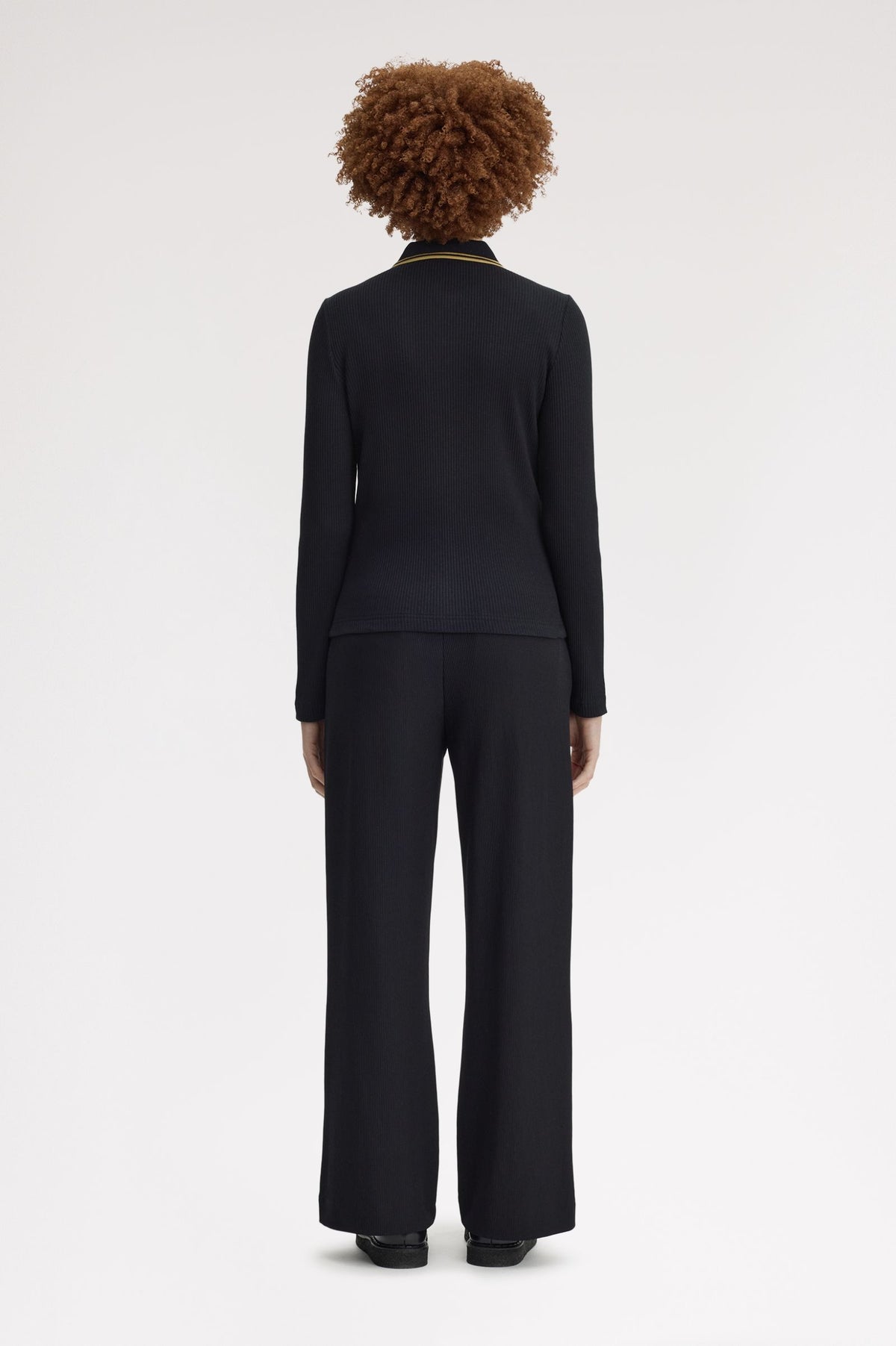 Pantaloni in tricot a coste T210757 102 FRED PERRY 