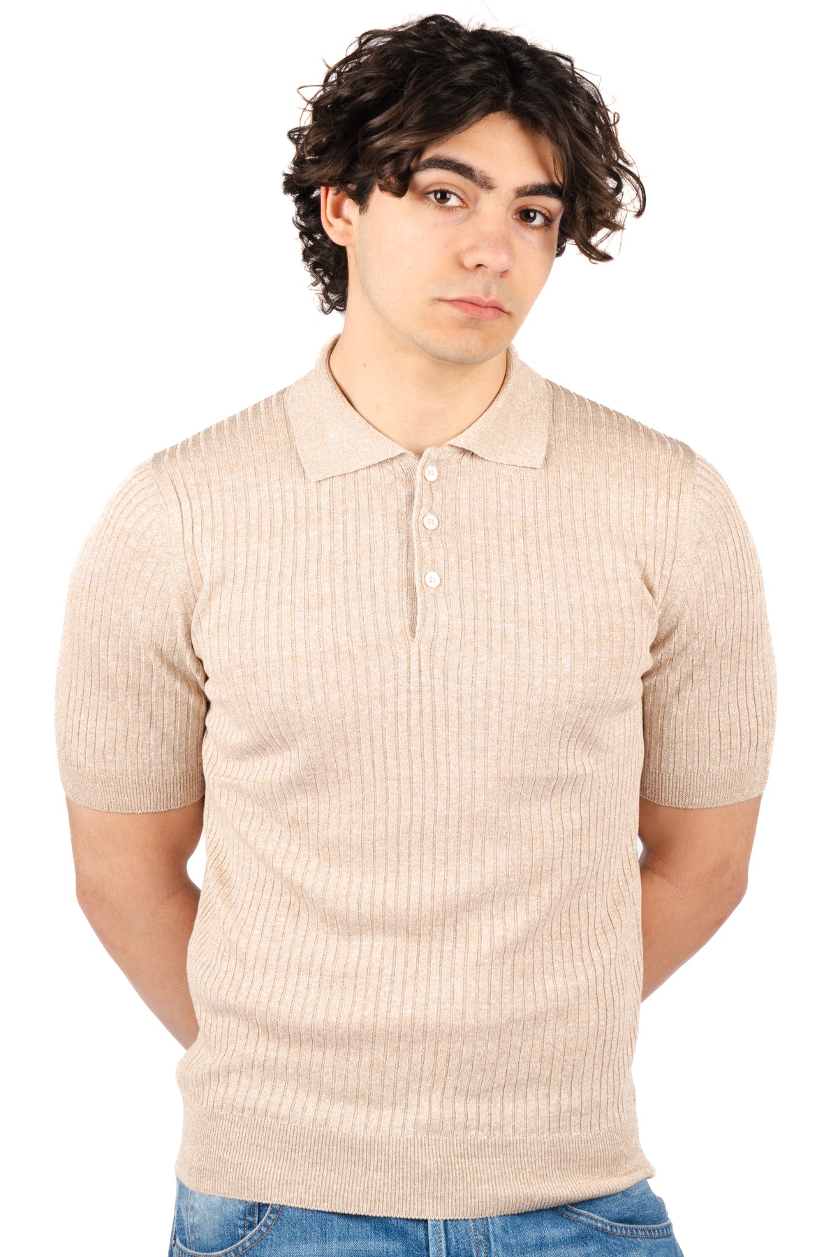 Polo in maglia di cotone 57118/18641 109 GRAN SASSO 