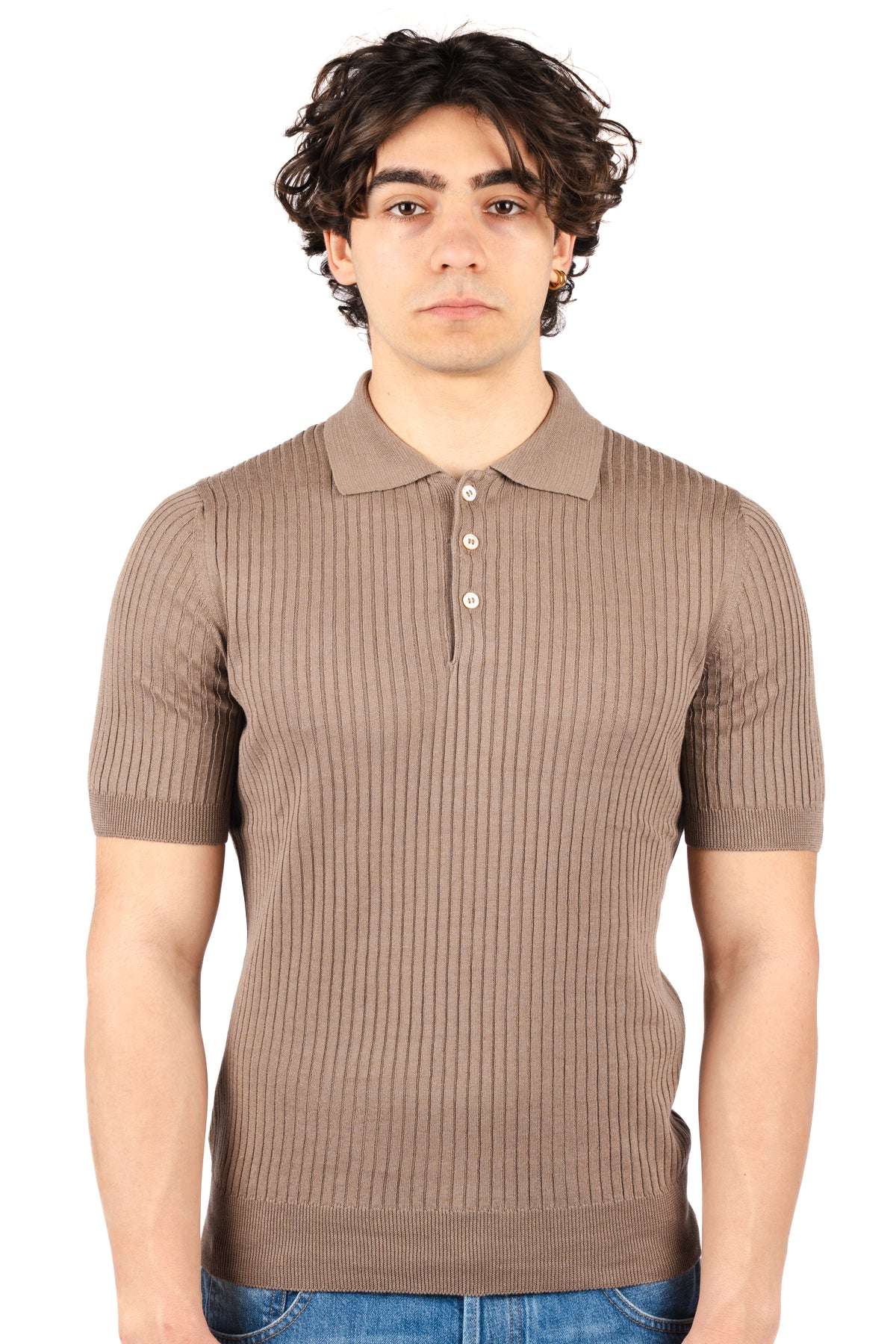 Polo in maglia di cotone 57118/18641 130 GRAN SASSO 