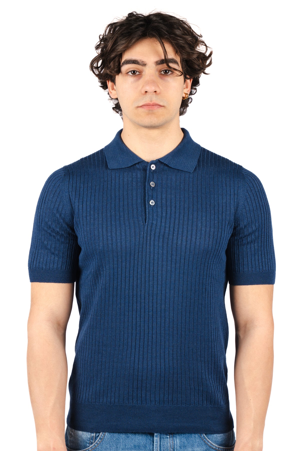 Polo in maglia di cotone 57118/18641 590 GRAN SASSO 