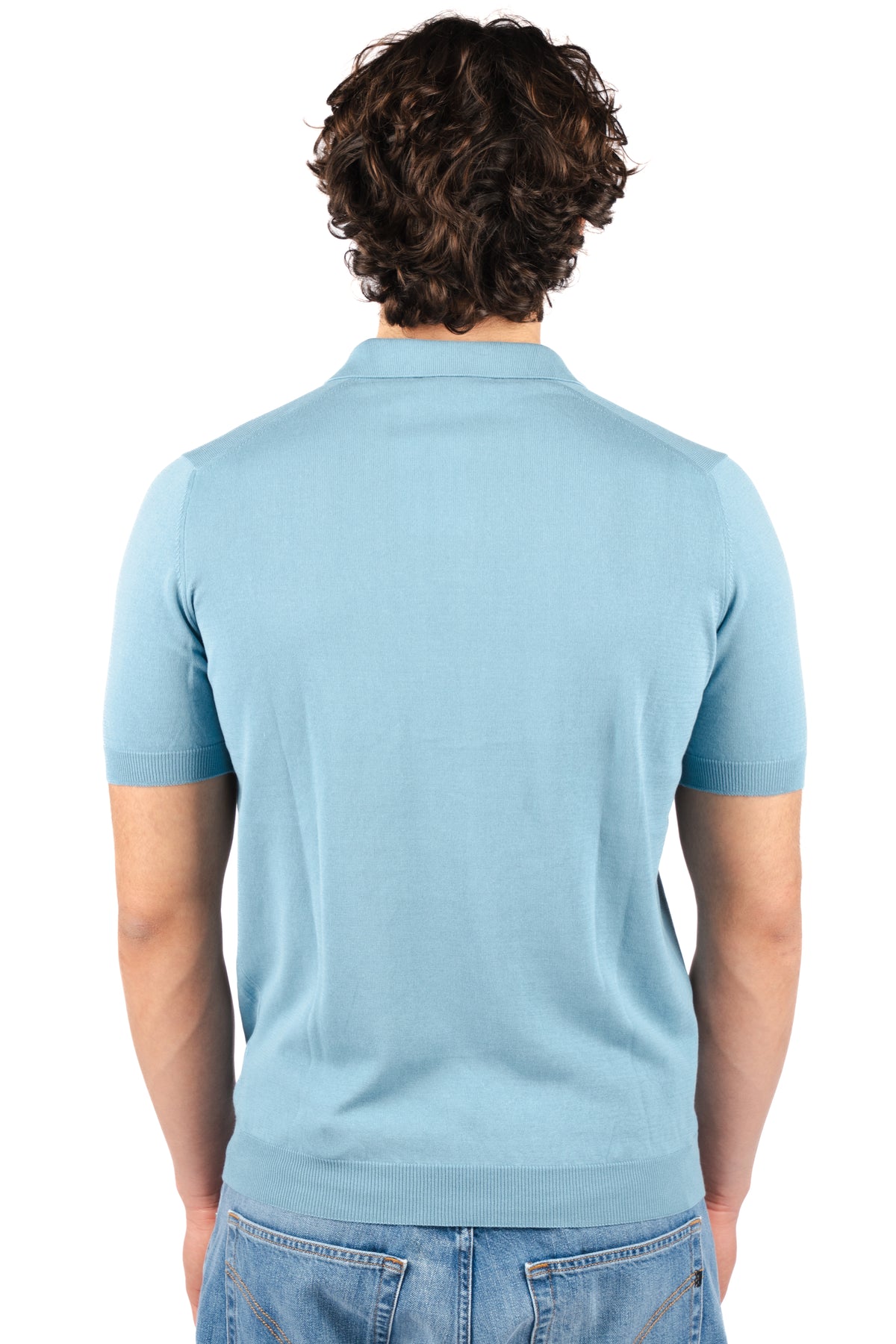 Polo con scollo a v 57132/20689 518 GRAN SASSO 