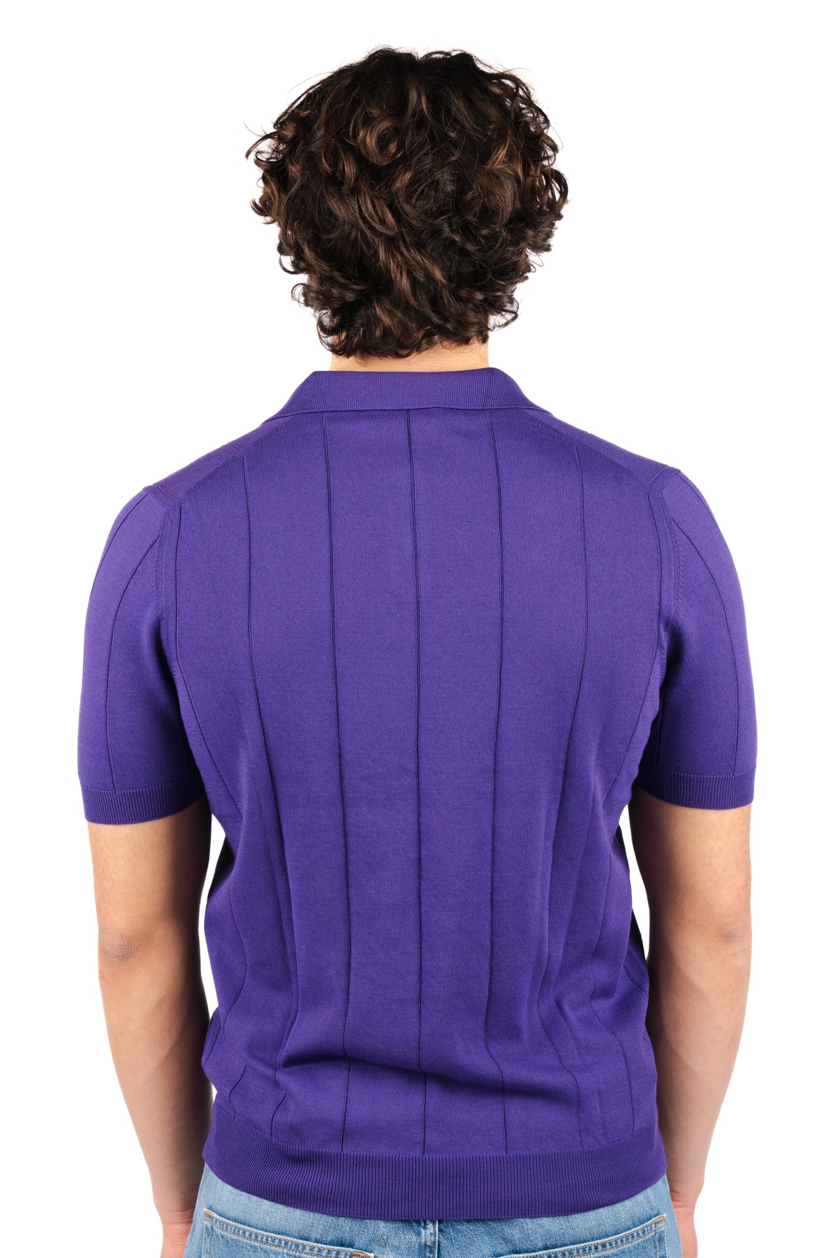 Polo in jacquard di cotone 57191/20660 772 GRAN SASSO 