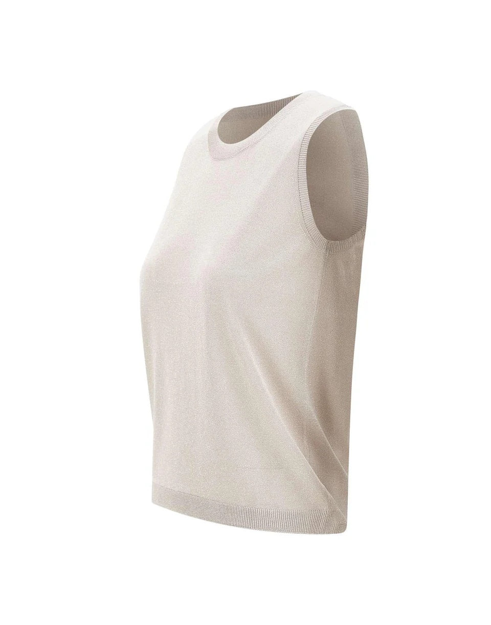 Top in maglia con lurex 57277/23003 056 GRAN SASSO 
