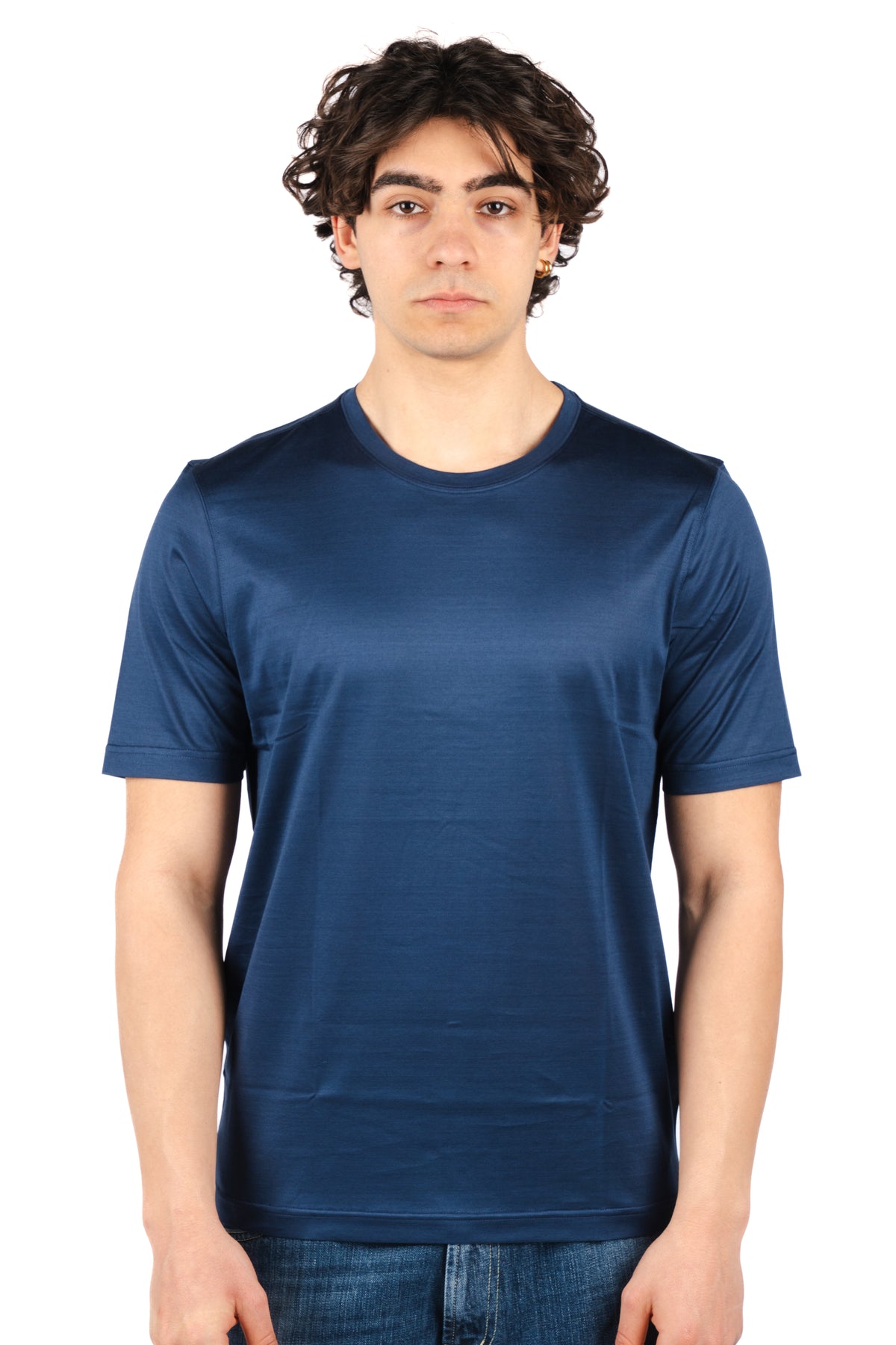 T-shirt in jersey di cotone 60133/74002 597 GRAN SASSO 