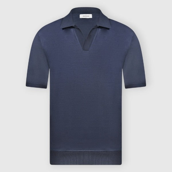 Polo skipper jersey in filo di scozia 60189/74020 598 GRAN SASSO 