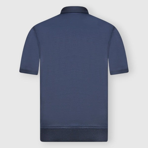 Polo skipper jersey in filo di scozia 60189/74020 598 GRAN SASSO 
