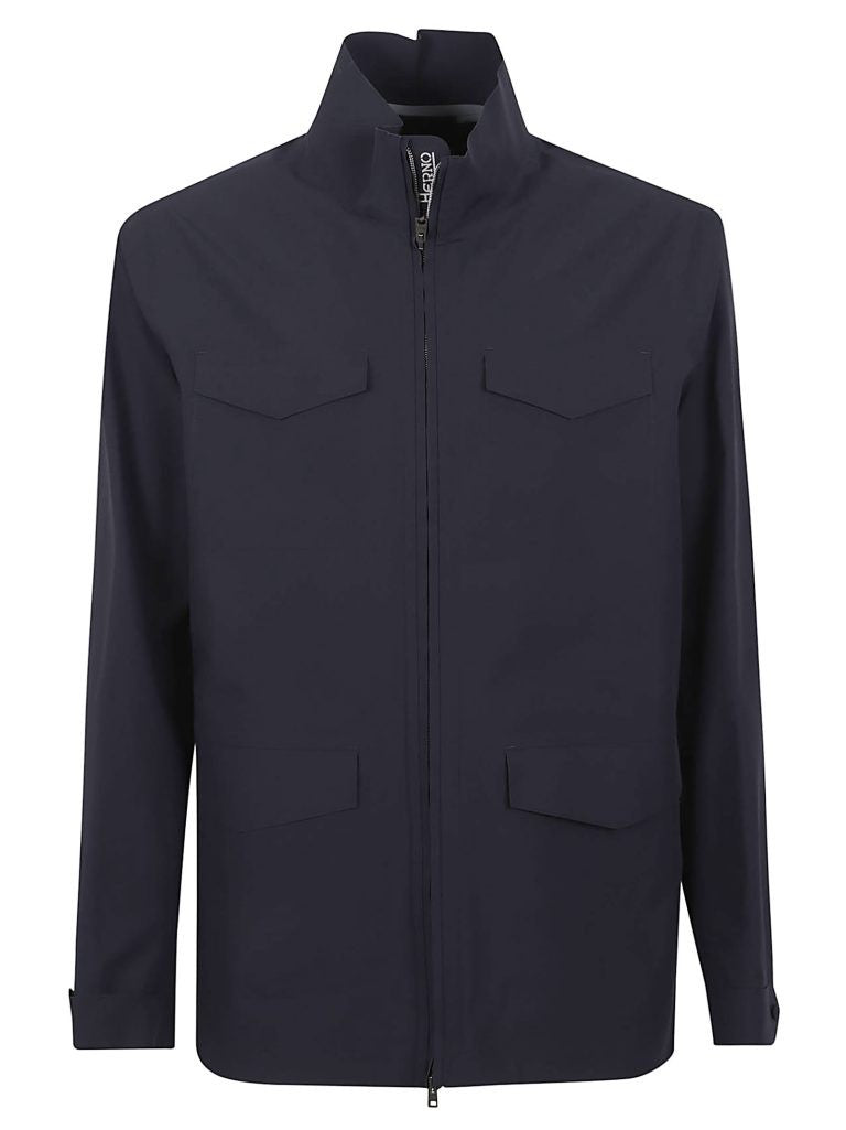 Giubbotto leggero a collo alto navy FI000150U12301SZ 9294 HERNO 