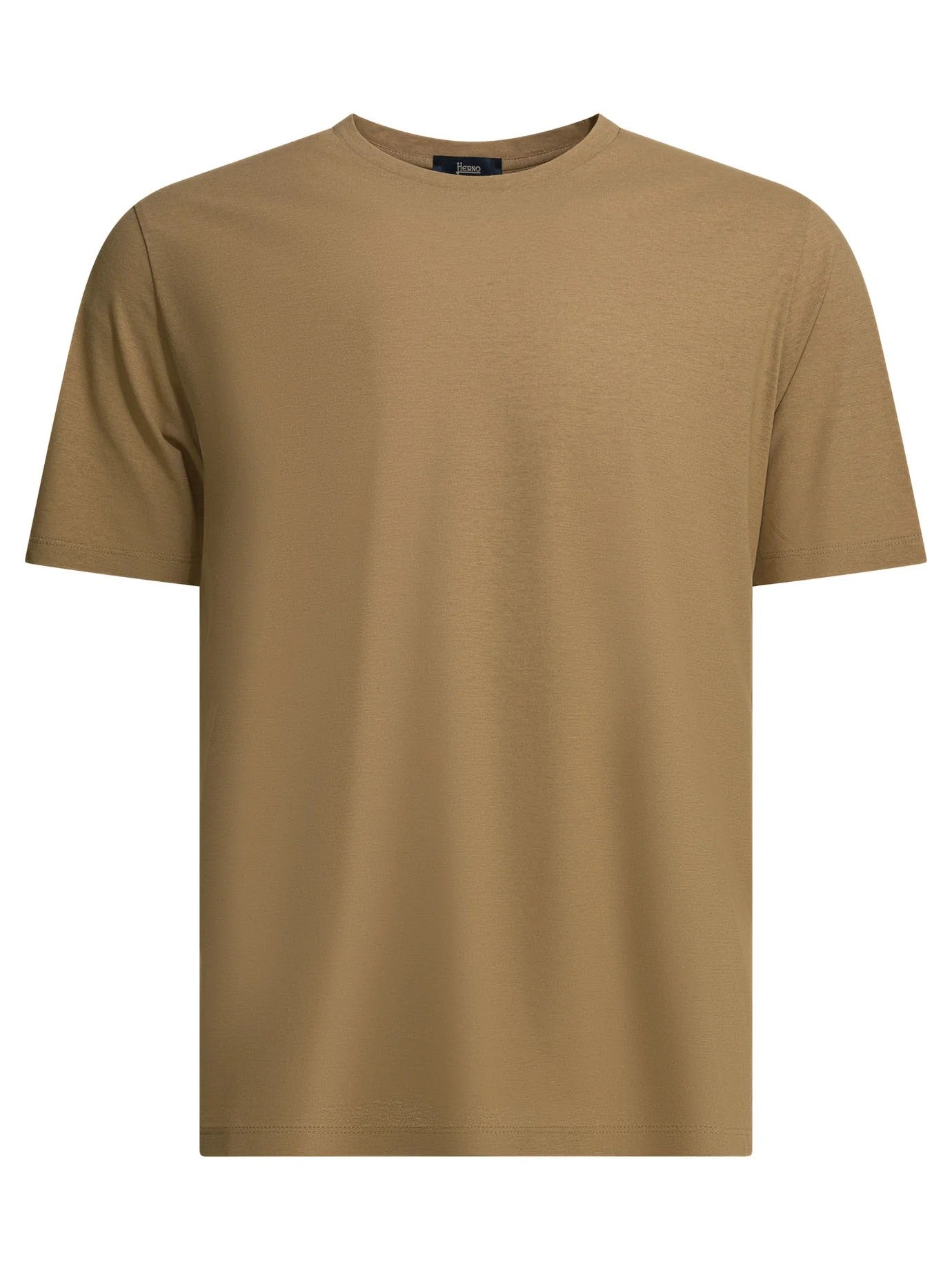 T-shirt girocollo marrone JG000166U52005 2113 HERNO 