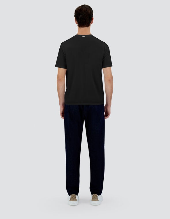 T-shirt in superfine cotton stretch JG000174U52003 9300 HERNO 