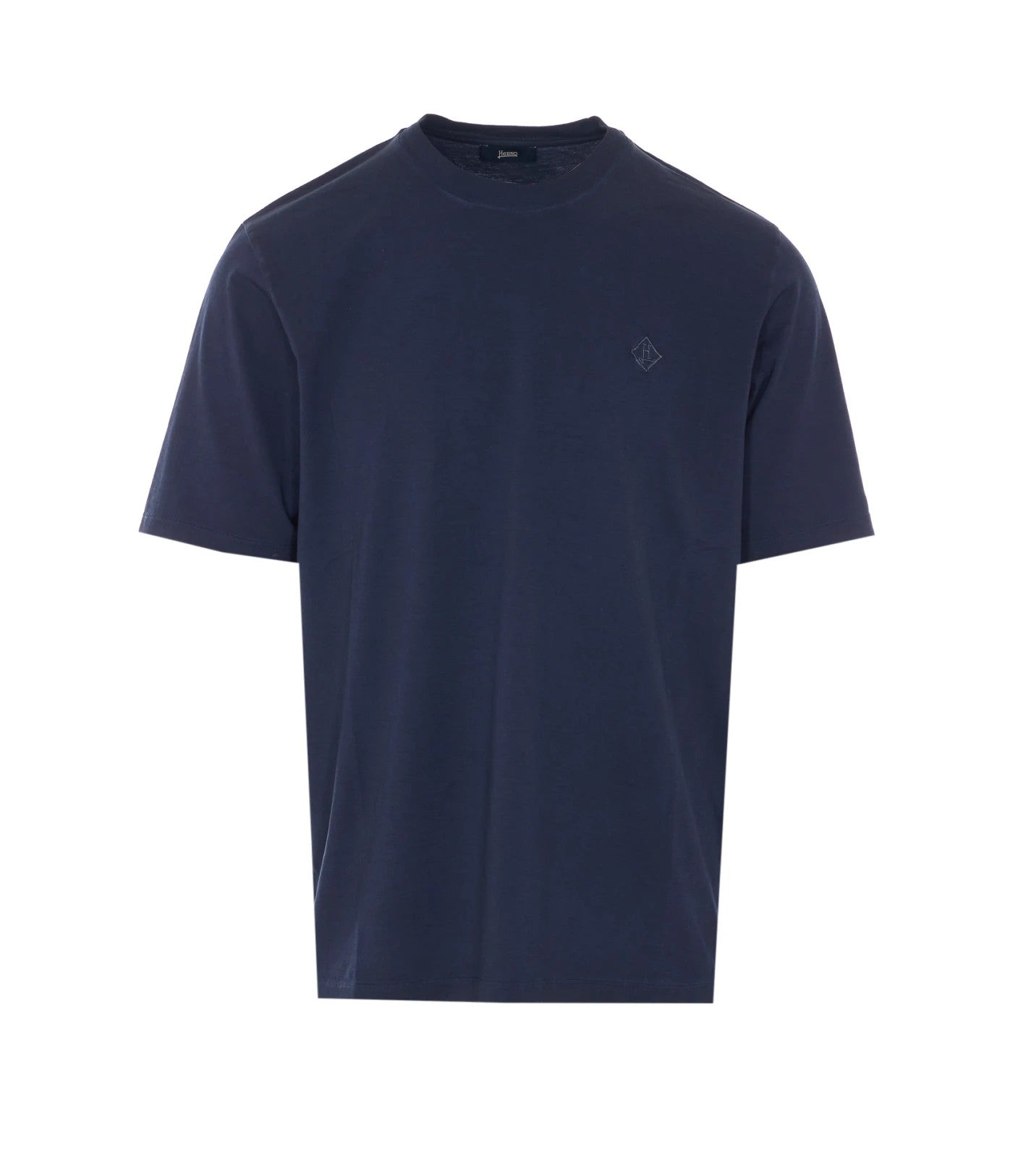 T-shirt girocollo blu JG000272U52130 9200 HERNO 