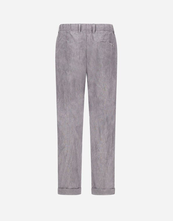 Pantaloni in summer linen PT000190U17158 9410 HERNO 