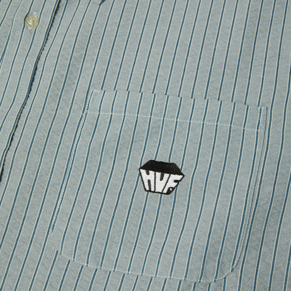 Big Block Striped Shirt BU00268 LBLUE HUF 