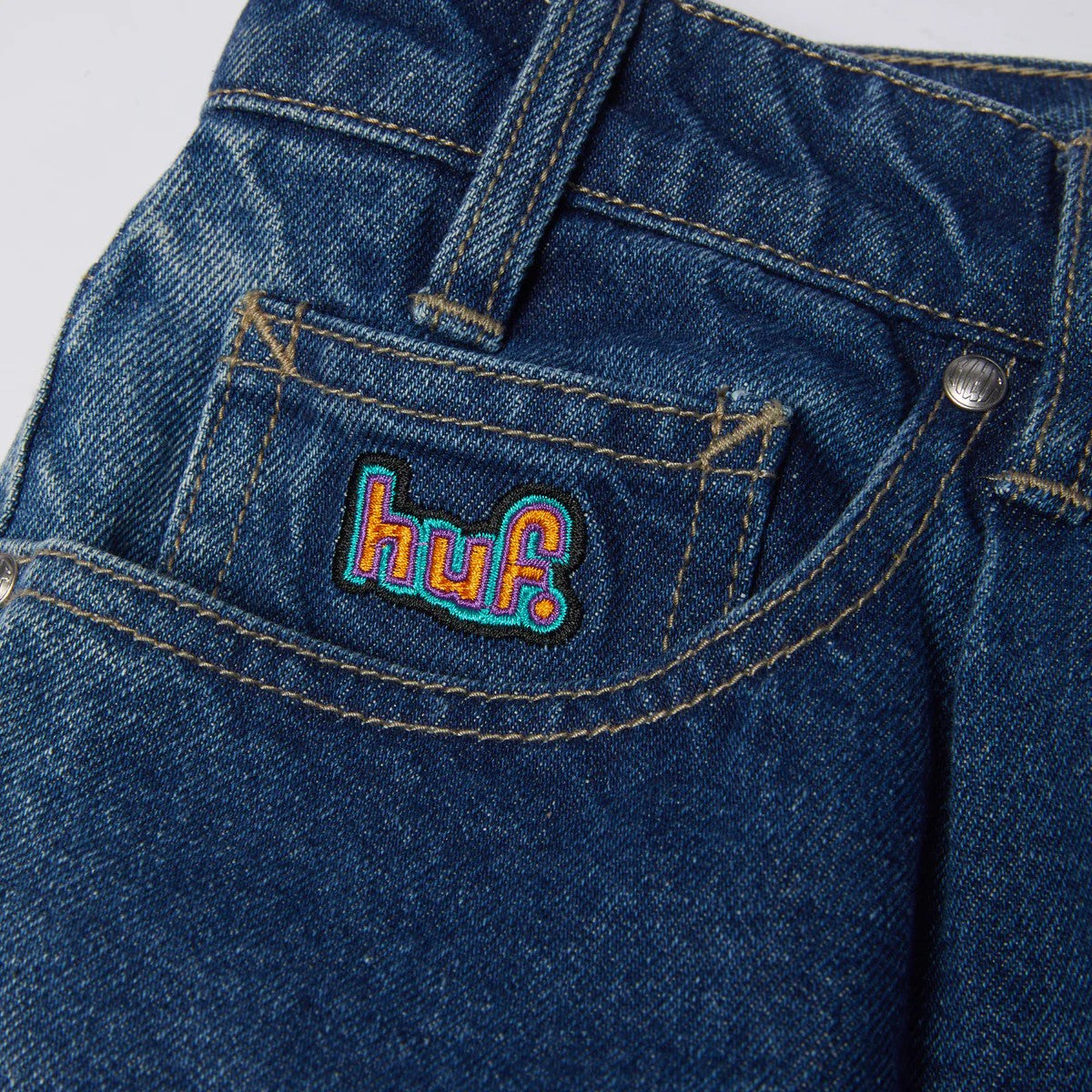 Cromer Washed Pant PT00310 WSBLU HUF 