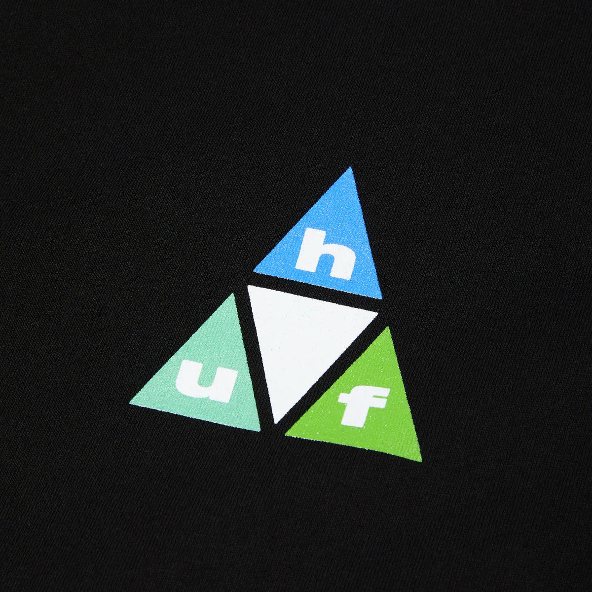 Prism triple triangle t-shirt TS02769 BLACK HUF 