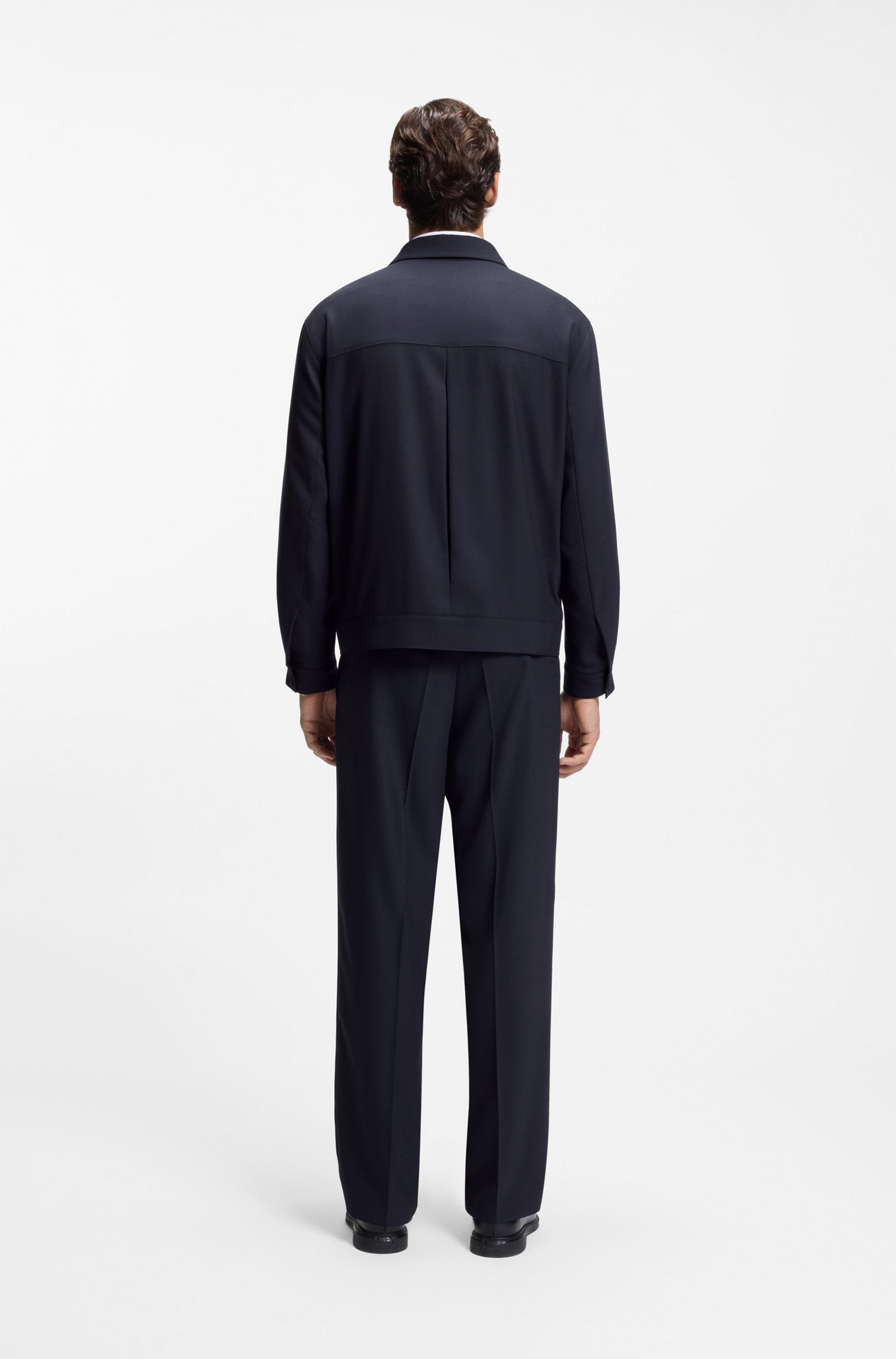 Giacca slim fit e pantaloni in twill antipiega 50555258/50538671 405 HUGO 