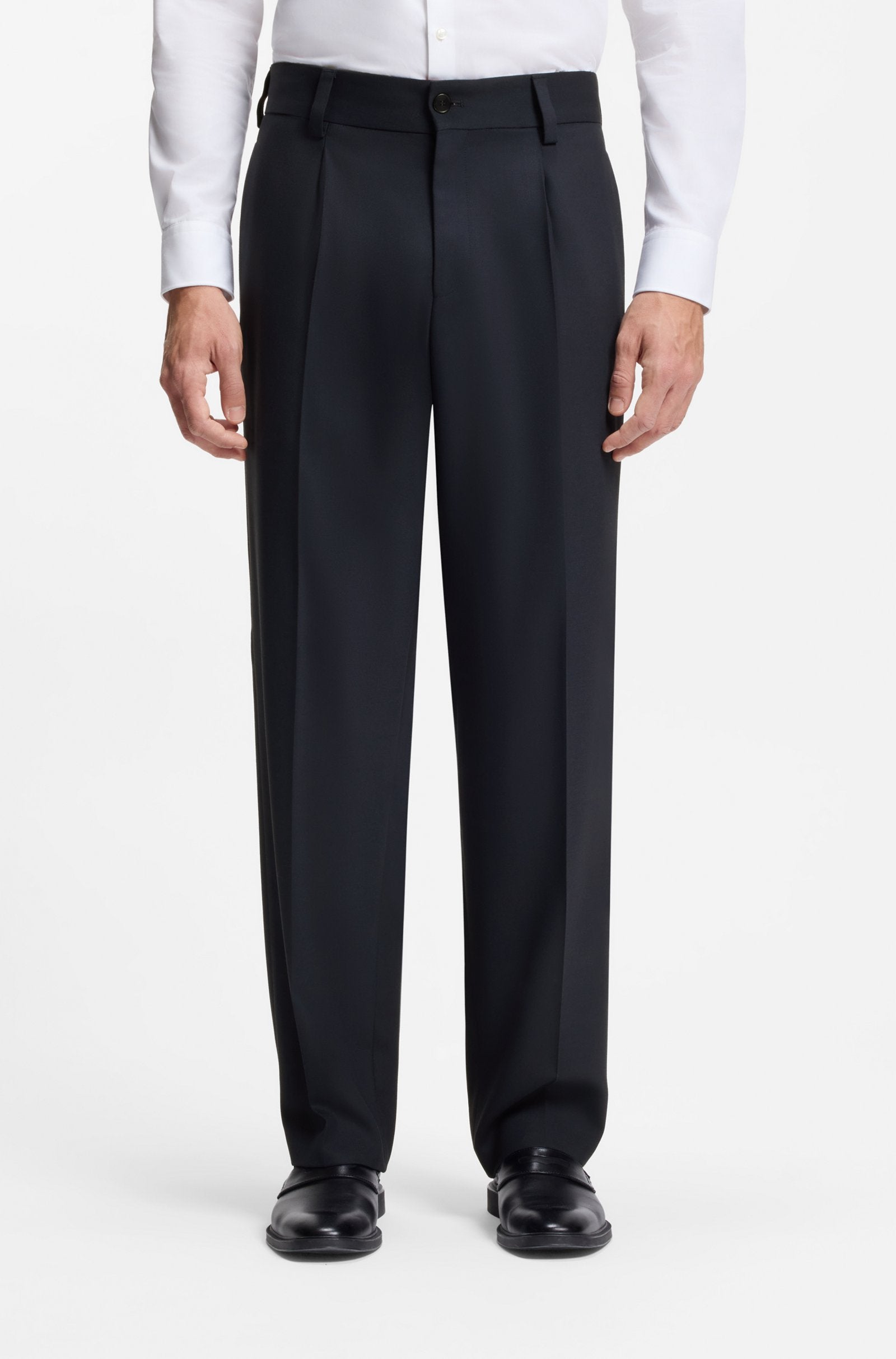 Giacca slim fit e pantaloni in twill antipiega 50555258/50538671 405 HUGO 