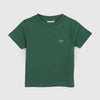 T-shirt con logo lacoste in rilievo