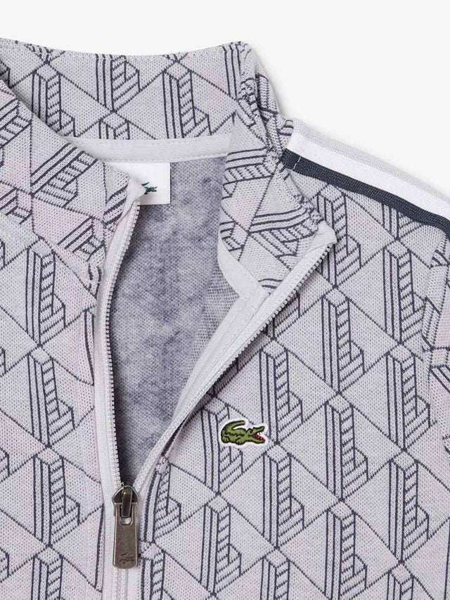 Felpa con logo all-over 847108 GJ3 LACOSTE 