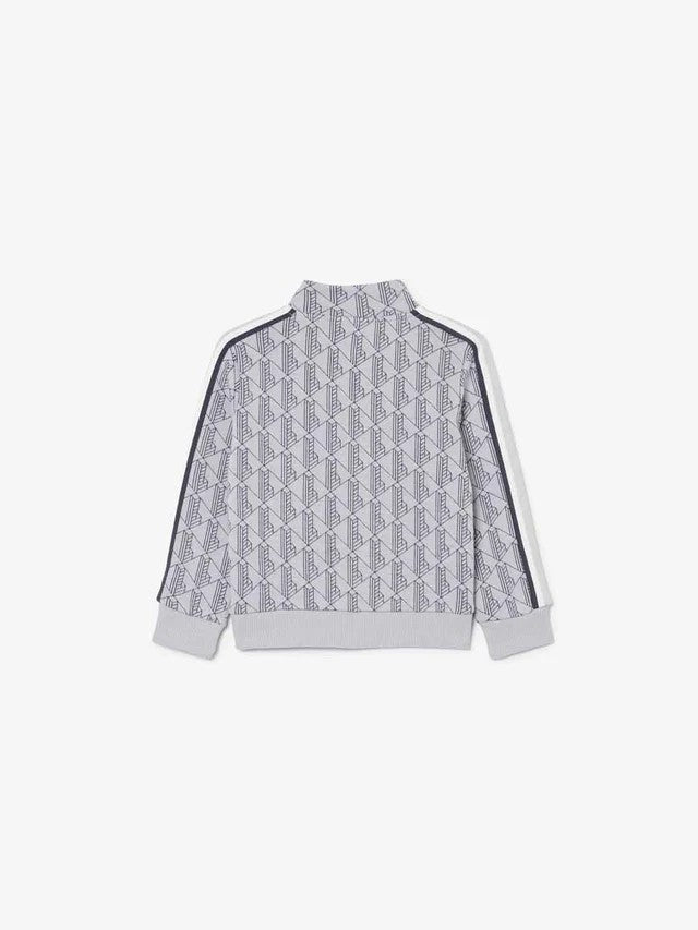 Felpa con logo all-over 847108 GJ3 LACOSTE 