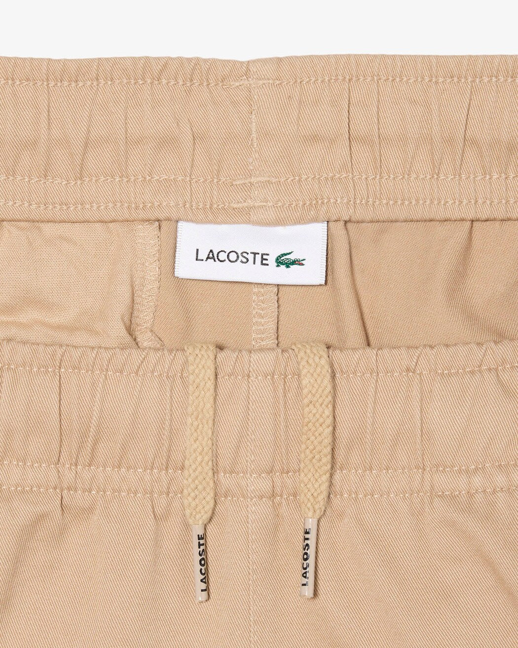 Shorts chino in twill di cotone elasticizzato 847155 02S LACOSTE 