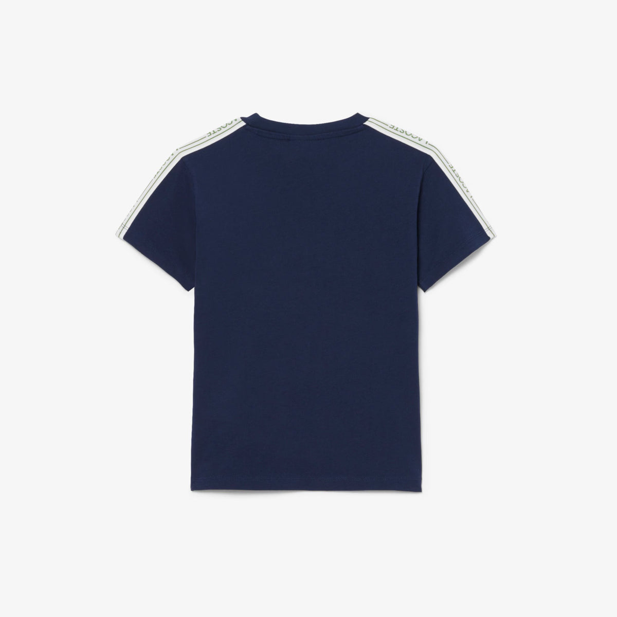 T-shirt in cotone con striscia con logo 847575 UGW LACOSTE 