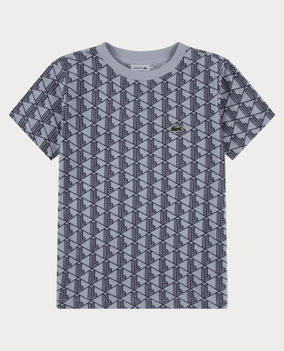 T-shirt in cotone con monogramma 847644 GJ3 LACOSTE 