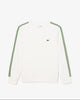 Felpa in cotone a righe con logo