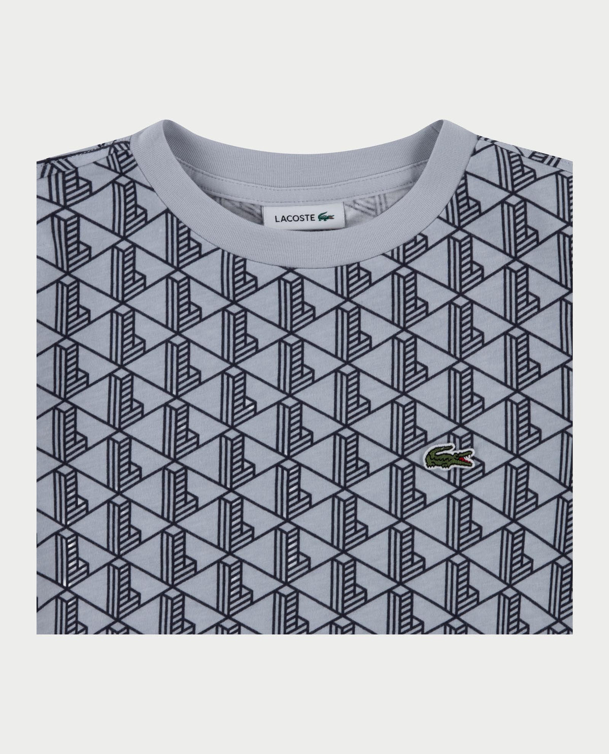 T-shirt in cotone con monogramma 947644 GJ3 LACOSTE 