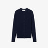 Cardigan in maglia di lana merinos a coste