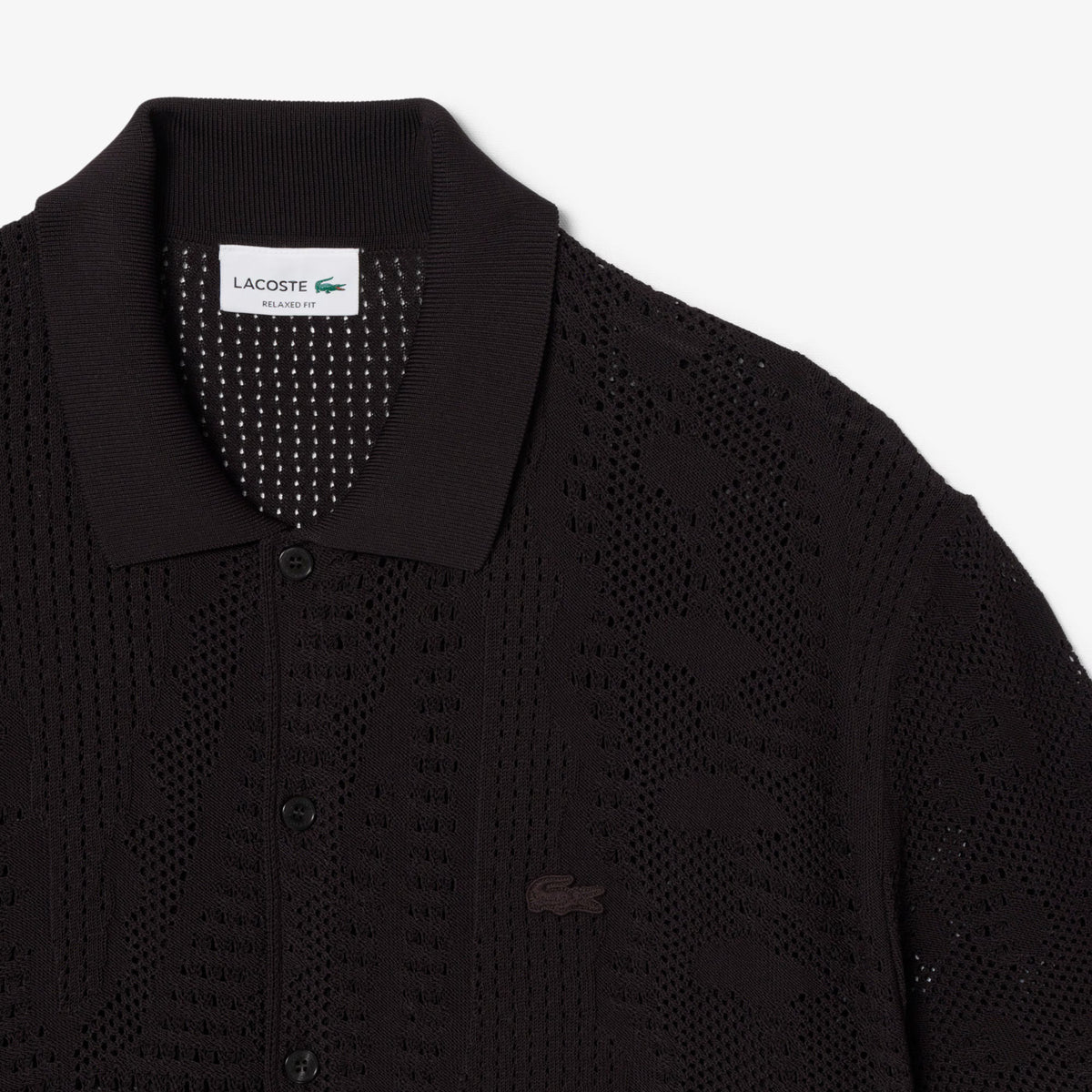 Camicia in maglia  motivo coccodrillo AH0796 3LA LACOSTE 