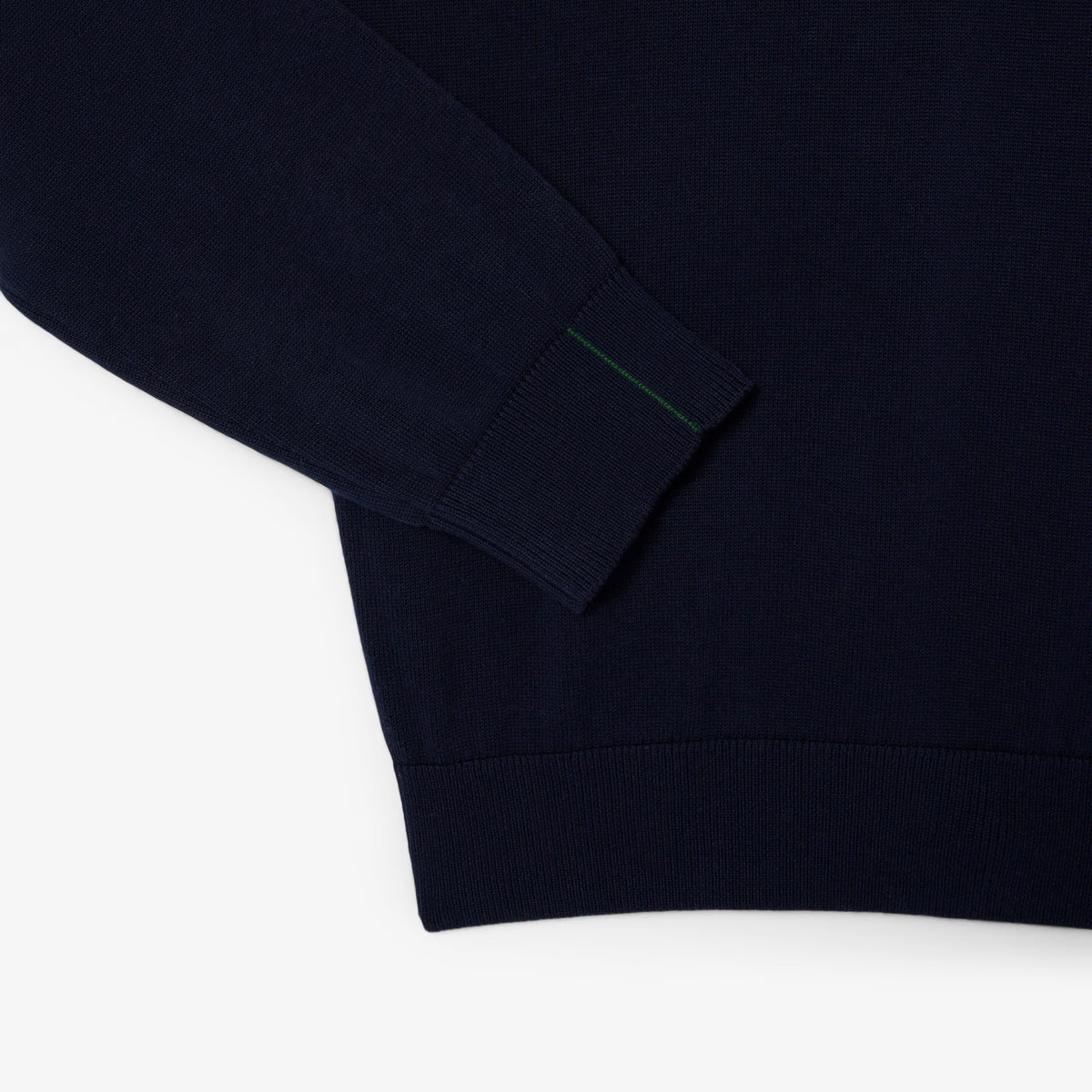 Pullover girocollo monocromatico in cotone AH1985 166 LACOSTE 