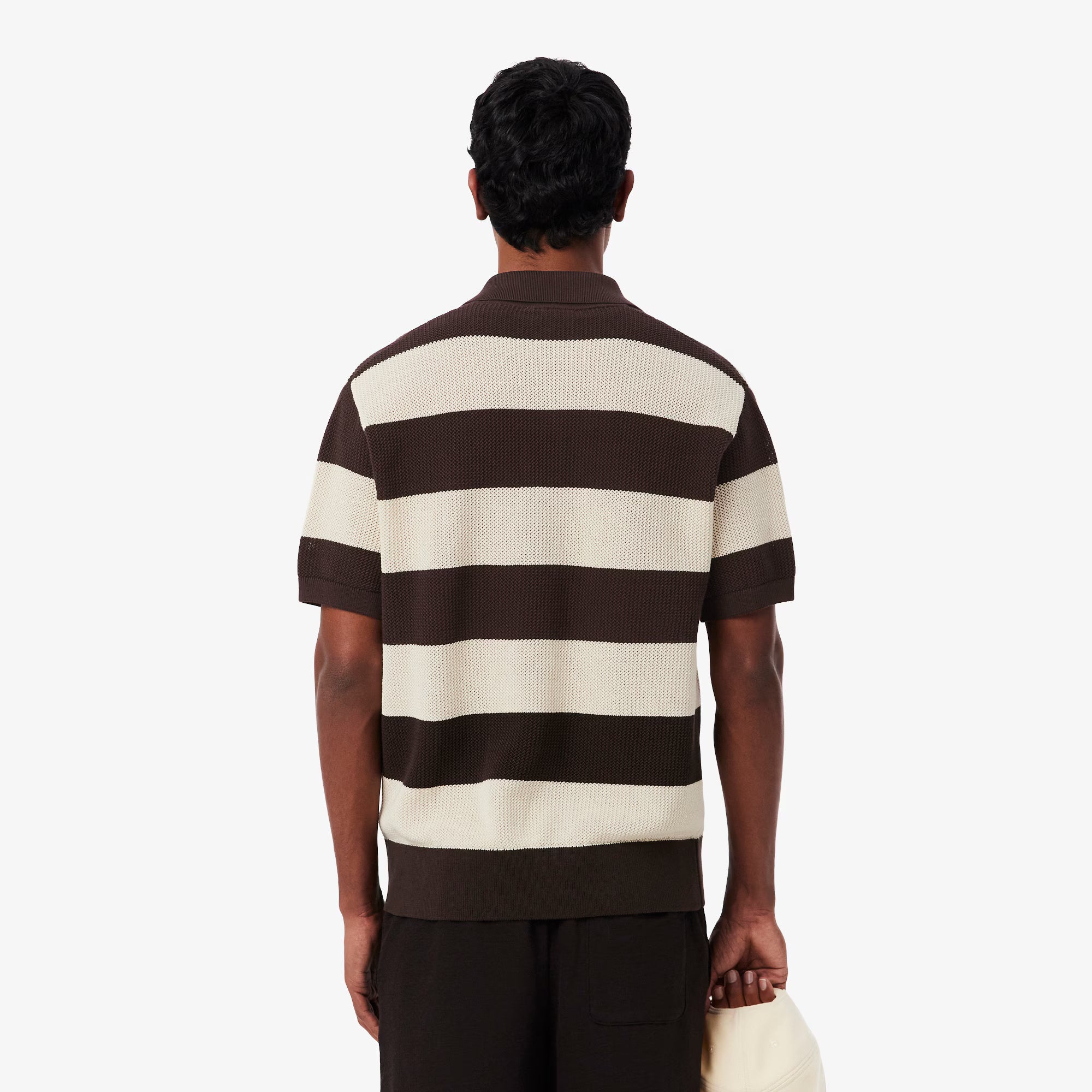 Maglione da golf con collo a polo a maniche corte AH2561 4I9 LACOSTE 