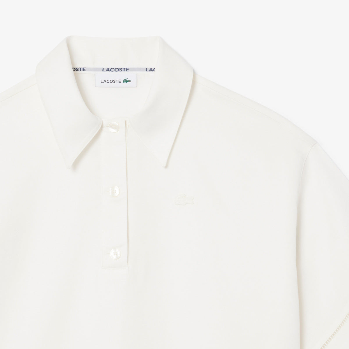 Polo oversize in twill fluido CF0061 70V LACOSTE 