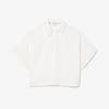 Polo oversize in twill fluido