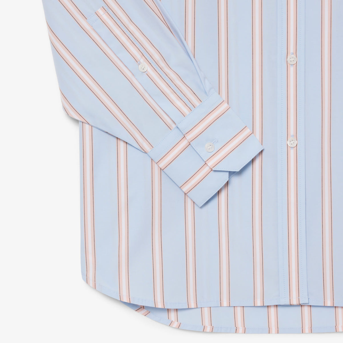 Camicia oversize in popeline di cotone CF1054 48C LACOSTE 
