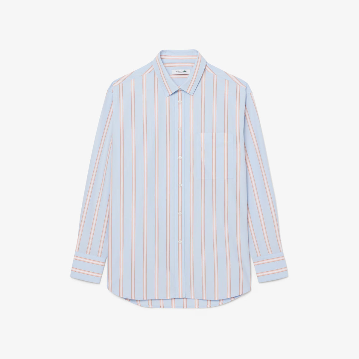 Camicia oversize in popeline di cotone CF1054 48C LACOSTE 