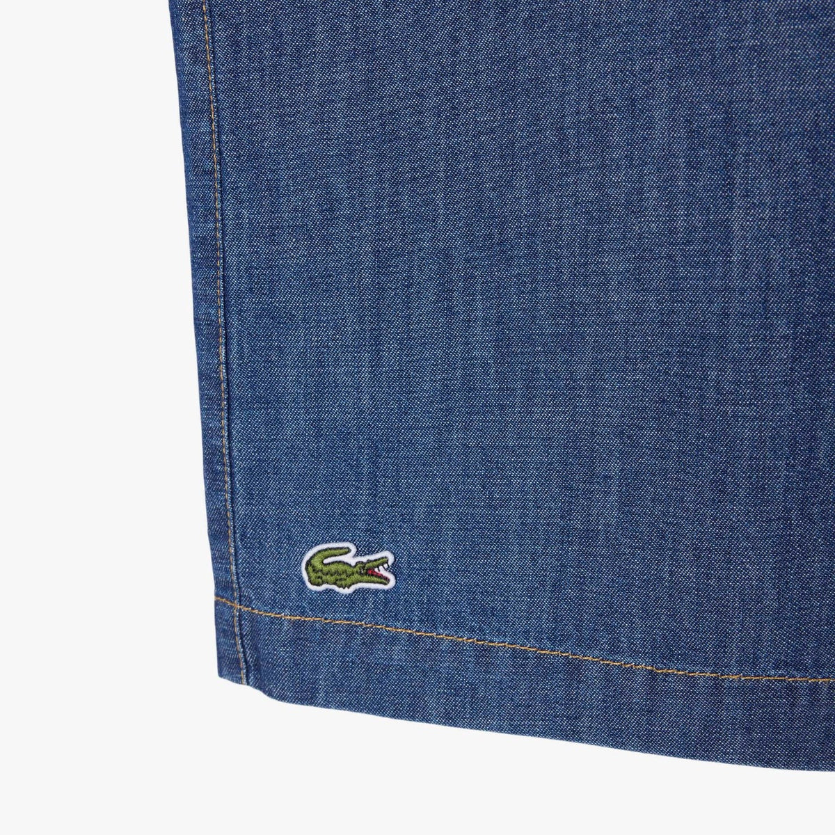 Camicia in denim a collo aperto relaxed fit CH1869 MK9 LACOSTE 