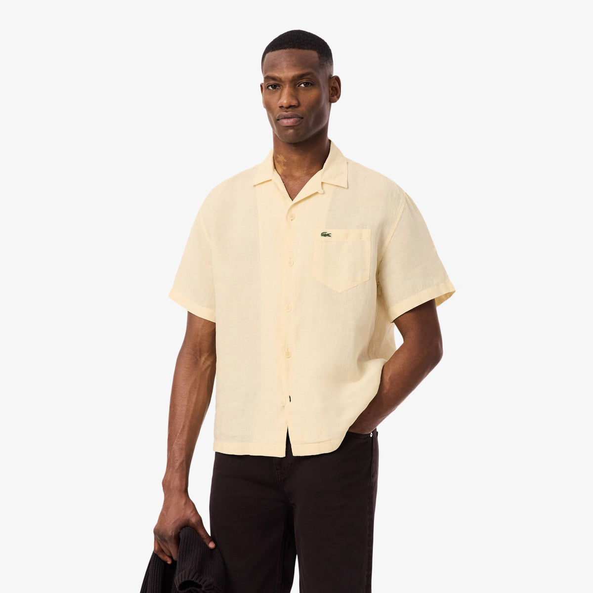 Camicia relaxed fit in lino CH2339 056 LACOSTE 