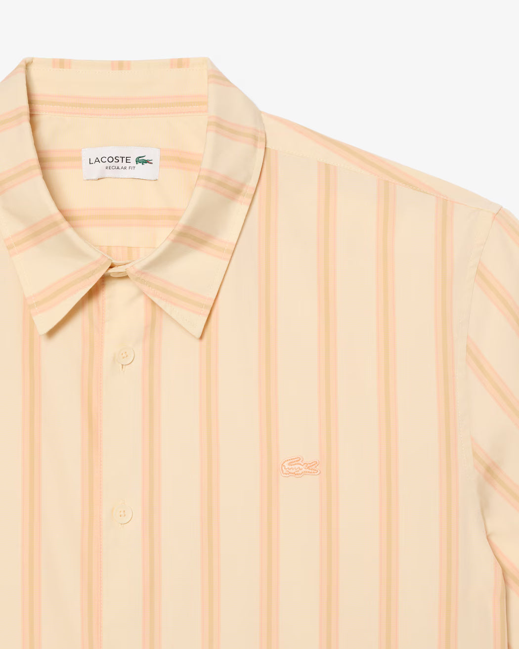 Camicia a righe in popeline regular fit CH2344 3IK LACOSTE 