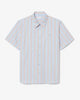 Regular fit striped poplin shirt