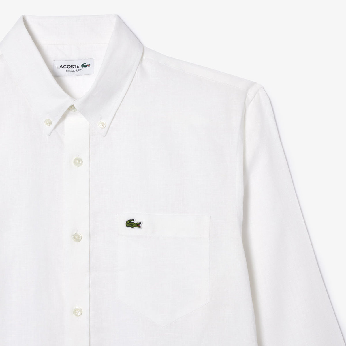 Camicia di lino regular fit CH5692 001 LACOSTE 