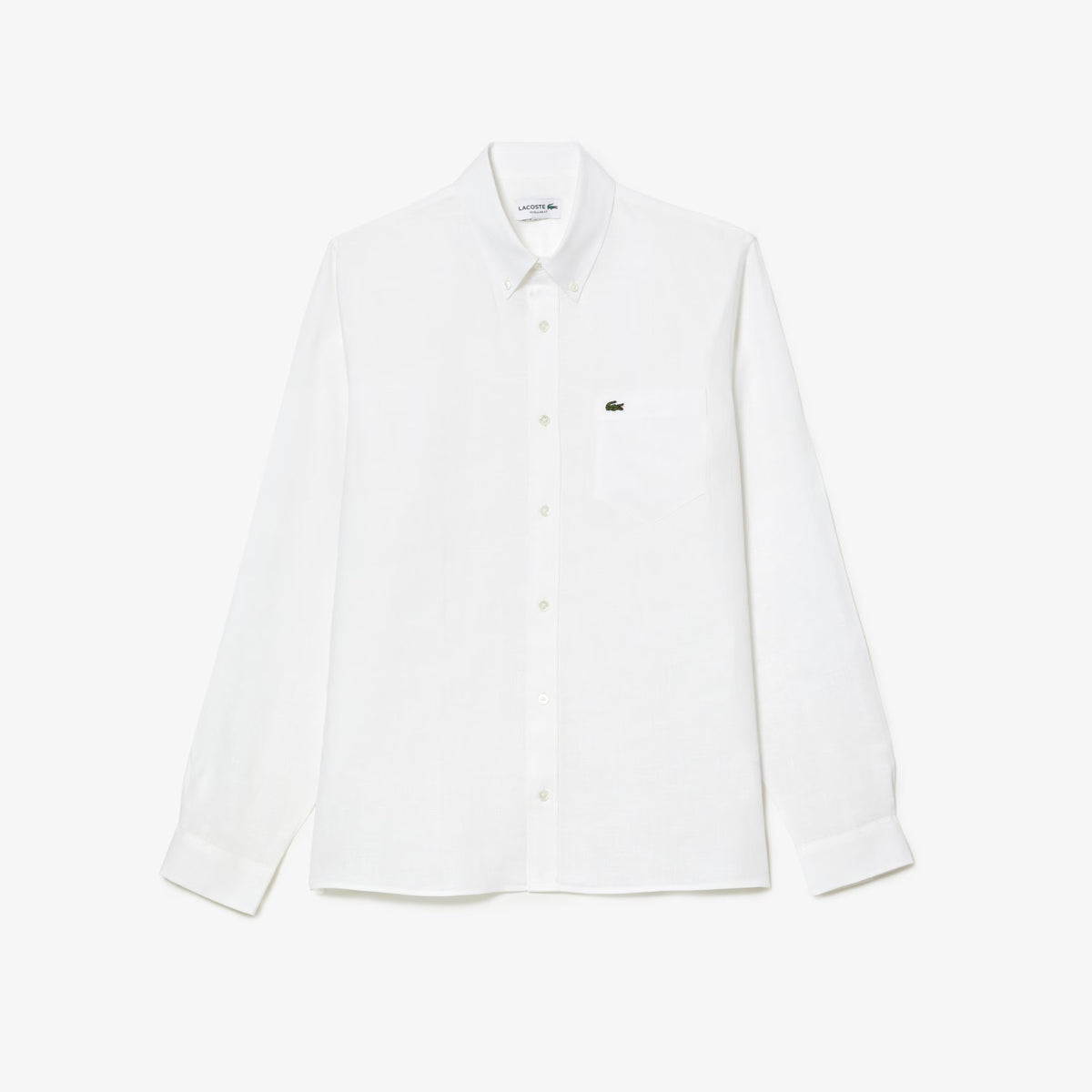 Camicia di lino regular fit CH5692 001 LACOSTE 