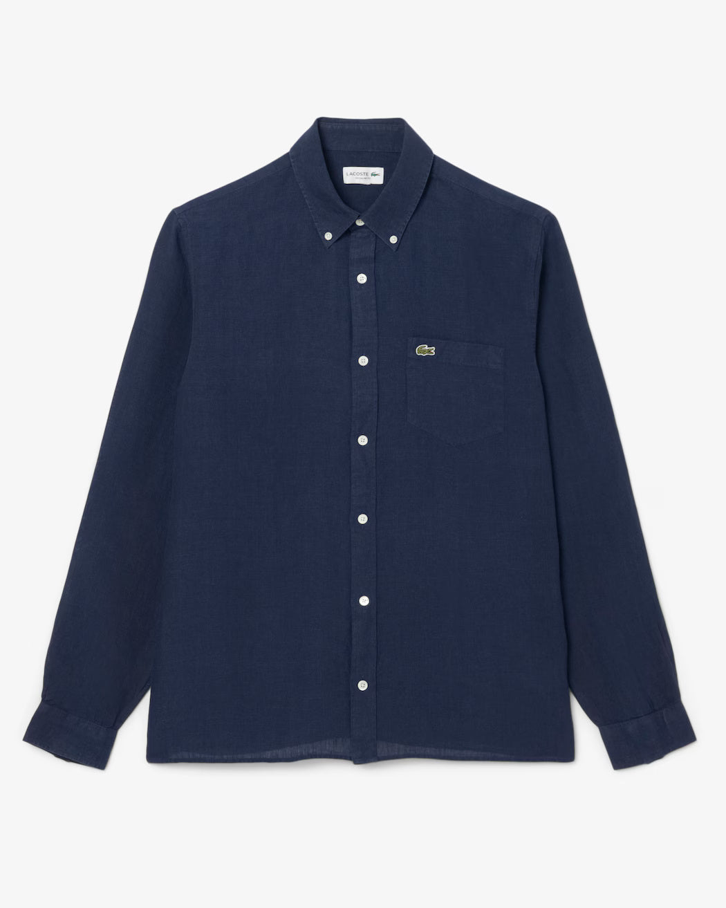 Camicia di lino regular fit CH5692 166 LACOSTE 
